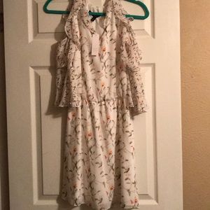 White House black market floral mini dress sz 00